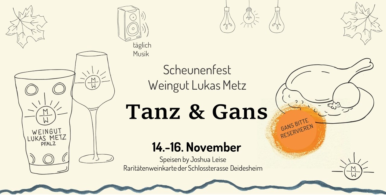 Tanz & Gans in unserem Weingut